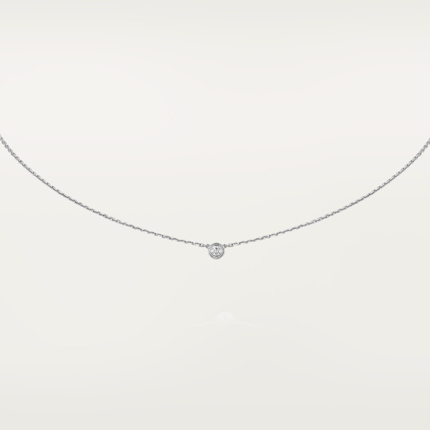 0221cb48b3b1be7ce78a10b63fa24f03 Cartier d'Amour pendant necklace Cartier pendant, White gold, diamonds, Mini model - Image 1