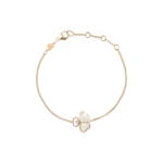 Chopard Happy Heart bracelet, rose gold, diamond, mother-of-pearl chain bracelet