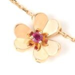 Van Cleef & Arpels Vinatge Frivole bracelet, Rose gold, diamonds, Mini model - Image 8