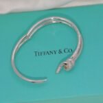 Tiffany Knot Double Row Hinged Bracelet - Image 5