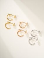 Cartier Juste un Clou hoop earrings, Small model, Yellow gold - Image 8