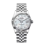 Rolex Datejust watch, Oystersteel, White Gold, Classic Size:31mm