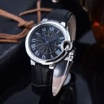 Cartier Ballon Bleu de Cartier Black Dial with Black Strap Watch