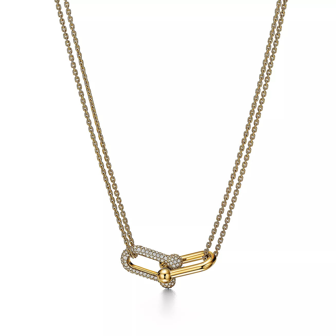 270f7d1a1461a9a89b865166b1f01245 Tiffany HardWear Large Double Link Pendant - Image 1