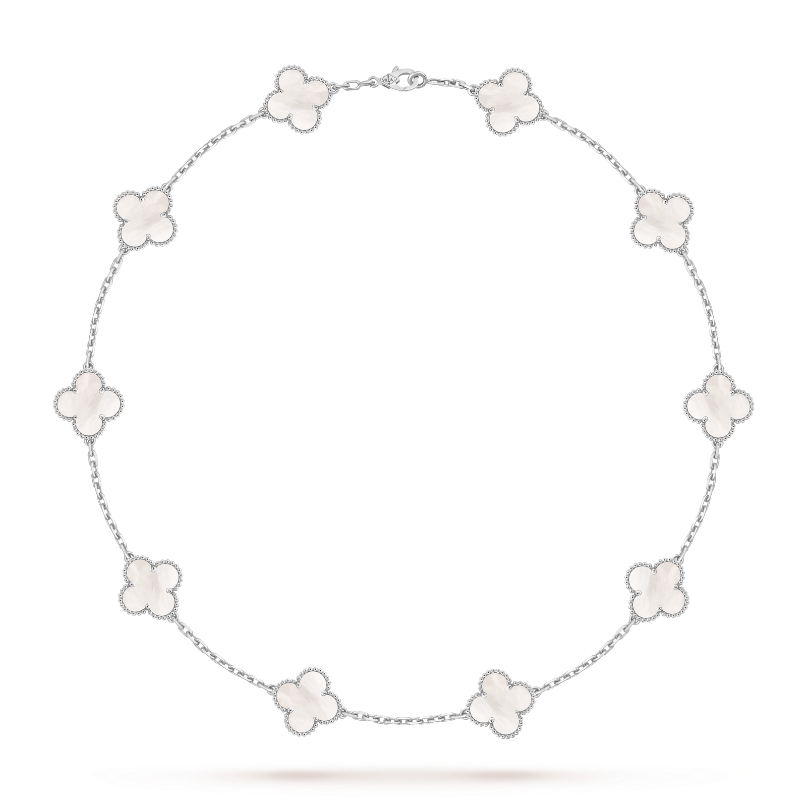 295ddbe9d677d81d36a797d1da3aec80 Van Cleef & Arpels Magic Alhambra Agate necklace, 10 motif - Image 1