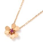 Van Cleef & Arpels Vinatge Frivole bracelet, Rose gold, diamonds, Mini model - Image 4
