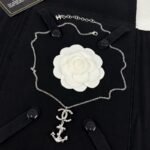 Chanel Double C Anchor Pendant Necklace - Image 3