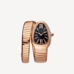 Bvlgari Serpenti Tubogas Watch, Rose gold, Diamonds, Diameter: 35mm