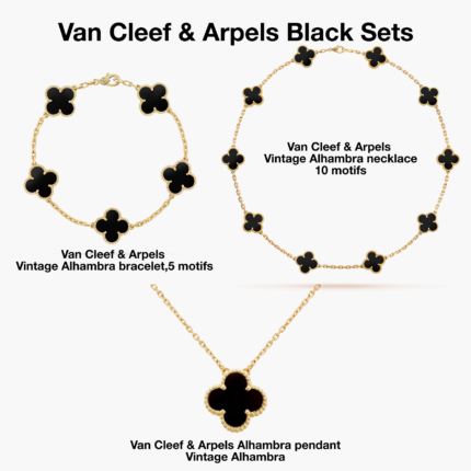 Van Cleef & Arpels Black Sets