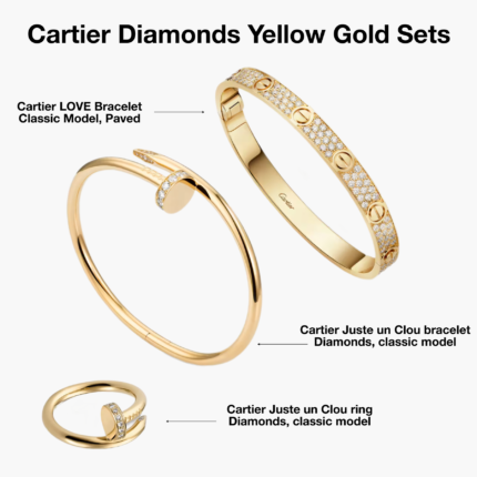 Cartier Yellow Gold Sets