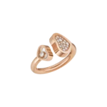 Chopard Happy Heart Ring, rose gold, diamond
