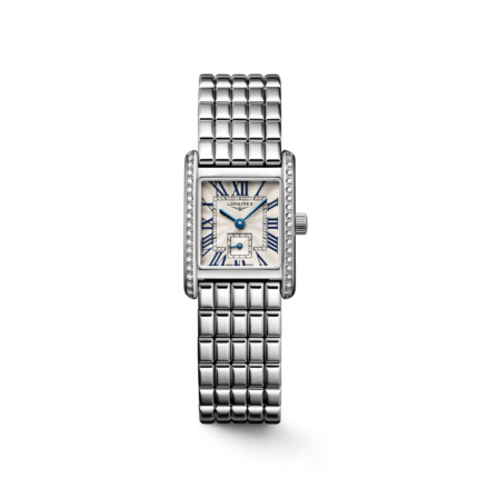 LONGINES MINI DOLCEVITA, Stainless steel, Diamonds