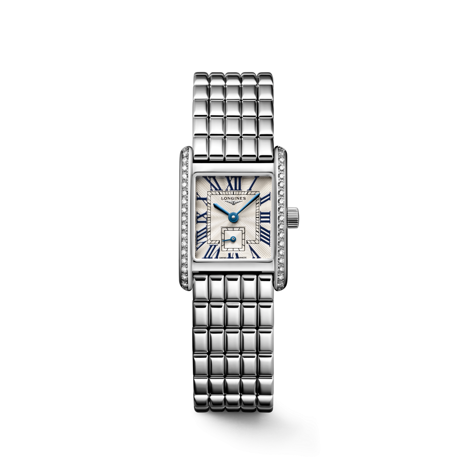 48c84046f1192ea9ae2efd3d69d33cfd8a272c4f85b2e69afd0efd75b4f1354c LONGINES MINI DOLCEVITA, Stainless steel, Diamonds - Image 1