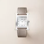 Hermes Heure H watch, Steel watch, Medium model, 27 mm