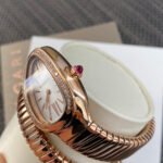 Bvlgari Serpenti Tubogas Watch, Rose gold, Diamonds, Diameter: 35mm - Image 5