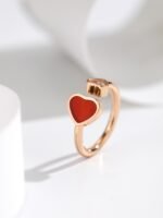 Chopard Happy Heart Ring, rose gold, diamond - Image 3