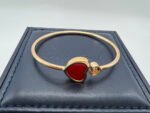 Chopard Happy Heart bracelet, rose gold, diamond, carnelian bracelet - Image 4