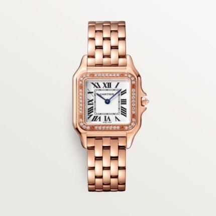 Cartier Panthère de Cartier watch, Rose gold, Diamond, Medium Model