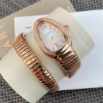 Bvlgari Serpenti Tubogas Watch, Rose gold, Diamonds, Diameter: 35mm - Image 2