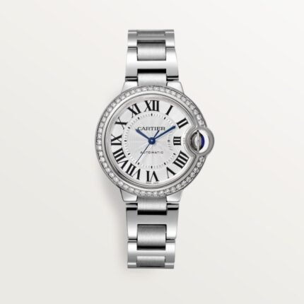 Cartier Ballon Bleu de Cartier Watch,White Gold, Diamonds，Small Model