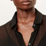 Tiffany HardWear Double Link Pendant, Yellow Gold, Diamonds - Image 4