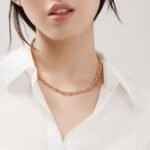 Tiffany HardWear Small Link Necklace, Rose Gold - Image 3