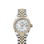 Rolex Datejust Rolex watch, Oystersteel, Yellow Gold, Diamonds, Mother of pearl dial, Classic Size