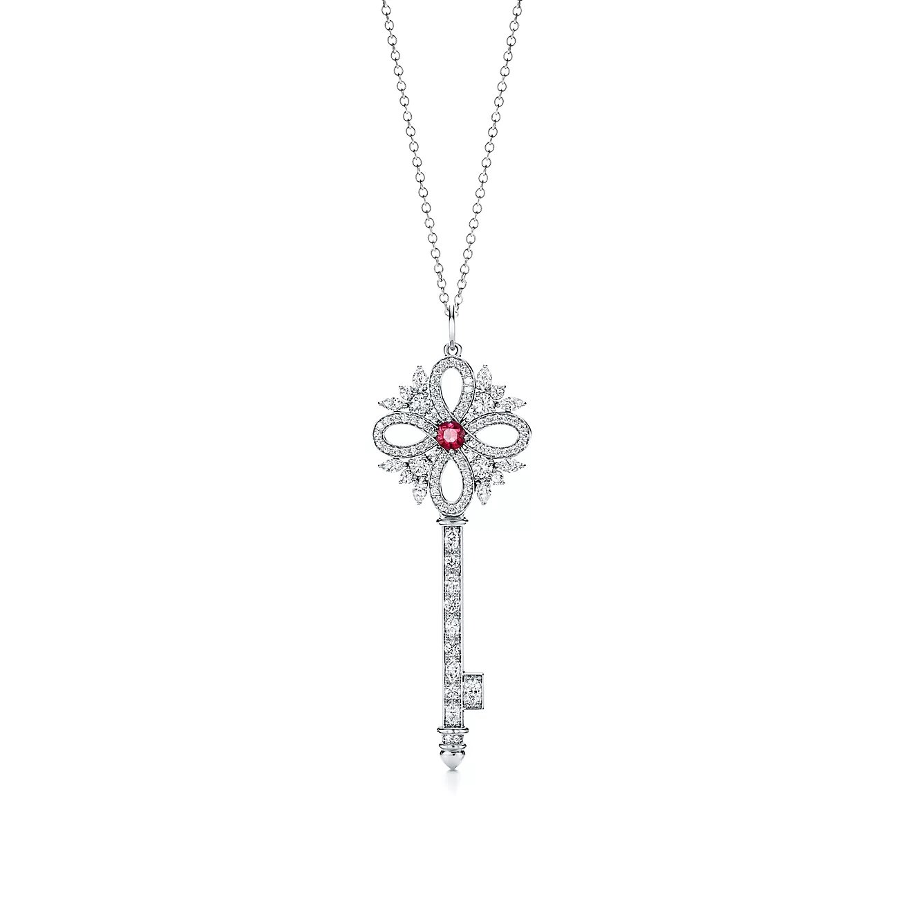 93280574ff99160bd02994688c38bfb8 Tiffany Keys Tiffany Victoria® Key Pendant Necklace - Image 1