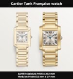 Cartier Tank Française watch,Yellow Gold,Medium Model - Image 2