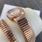 Bvlgari Serpenti Tubogas Watch, Rose gold, Diamonds, Diameter: 35mm - Image 4
