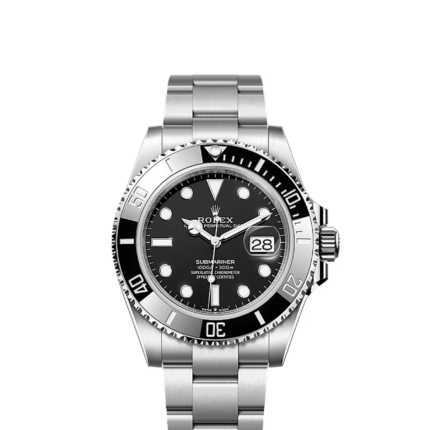 Rolex Submariner Date watch, Oystersteel, White Gold, 41mm