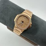 Patek Philippe Nautilus Watch, Rose gold, diamonds, Diameter: 35.2 mm - Image 7