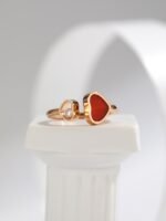 Chopard Happy Heart Ring, rose gold, diamond - Image 4