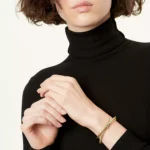 Tiffany Knot Double Row Hinged Bracelet - Image 6