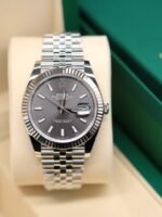 Rolex Datejust watch, Oystersteel, White Gold, Classic Size:41mm - Image 2