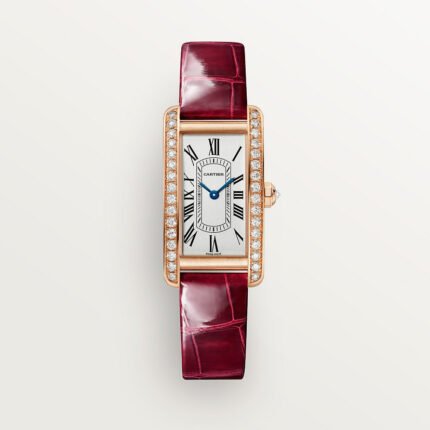 Cartier Tank Américaine  Cartier watch, Yellow Gold, Diamonds, Small Model