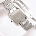 Cartier Tank Française Cartier watch, White Gold, Diamonds, Medium Model - Image 8