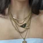Prada Milano Noir Gold Necklace - Image 2