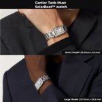 Cartier Tank Must SolarBeat™ watch, White Gold, Small Model - Image 9