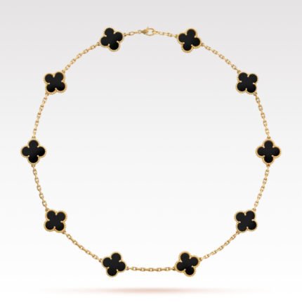 Van Cleef & Arpels Vintage Alhambra necklace, 10 motifs