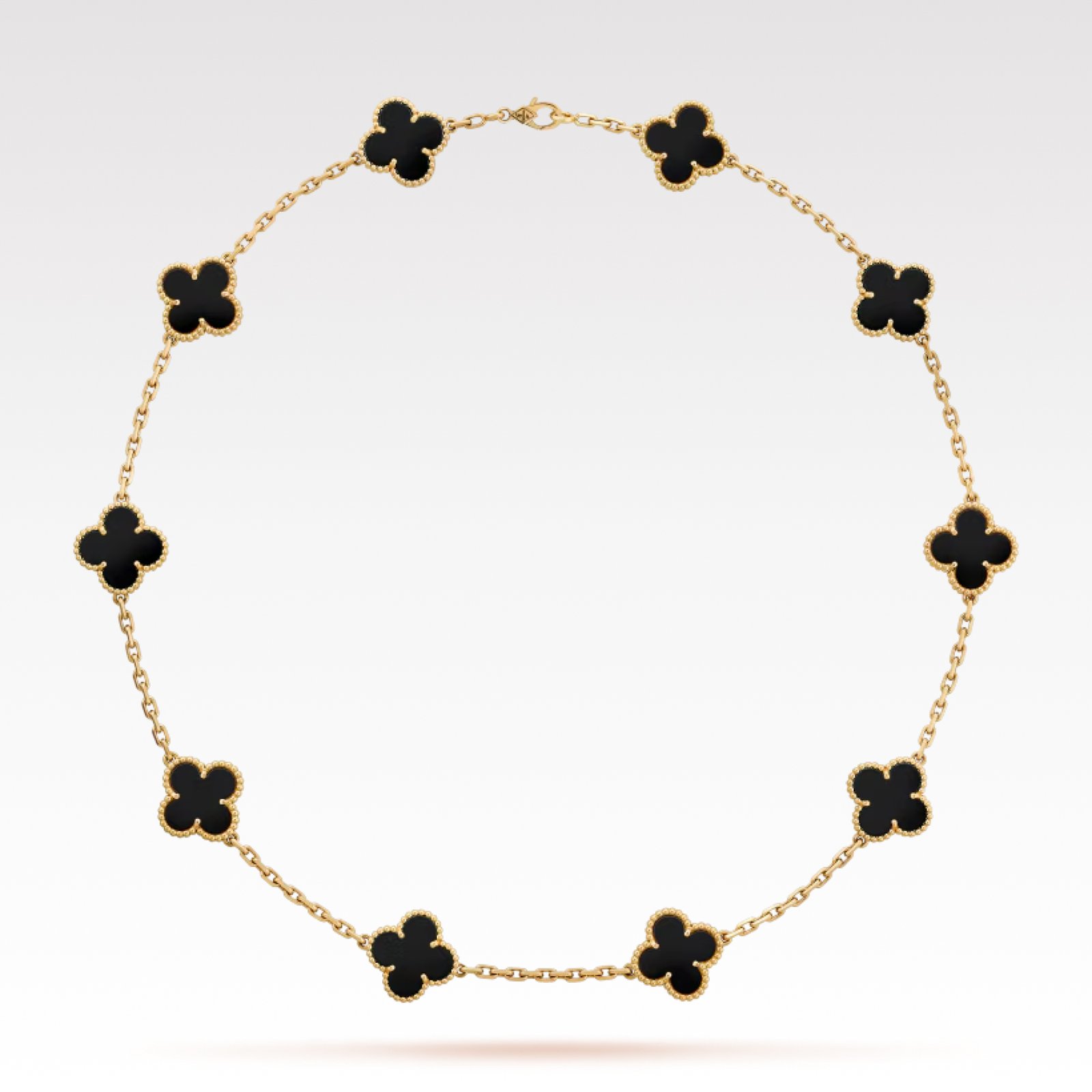 c68ca46ff9843c082f3925056595b5b1 Van Cleef & Arpels Vintage Alhambra necklace, 10 motifs - Image 1
