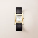 Hermes Heure H watch, Yellow gold, Small model, 25 mm