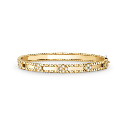 Van Cleef & Arpels Perlée sweet clovers bracelet, medium model