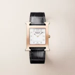 Hermes Heure H watch, Rose gold, Medium model, 30 mm