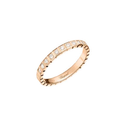 Chopard Ice Cube Ring, rose gold, diamonds