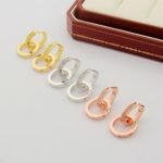 Cartier LOVE Earrings, Half-Paved, Multiwear - Image 3