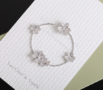 Van Cleef & Arpels Vinatge Frivole bracelet, 5 flowers, White gold, diamonds - Image 5