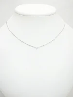 Cartier d'Amour pendant necklace Cartier pendant, White gold, diamonds, Mini model - Image 2