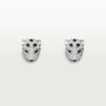 Cartier Panthère de Cartier stud earrings, Paved, White gold, diamonds